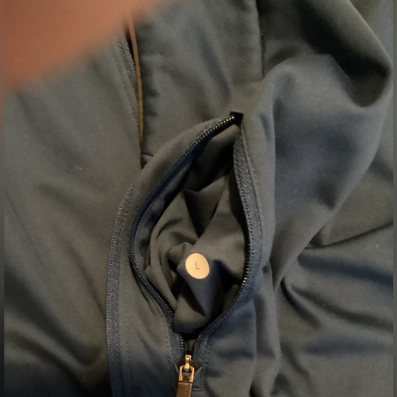Lululemon Rugged Blue Barricade 1/4 zip pullover top - Picture 7 of 7